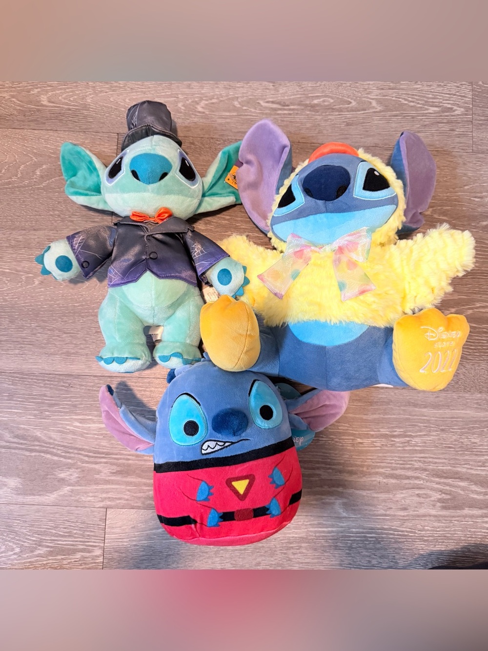 Set of 3 Stitch Plush - All with tags